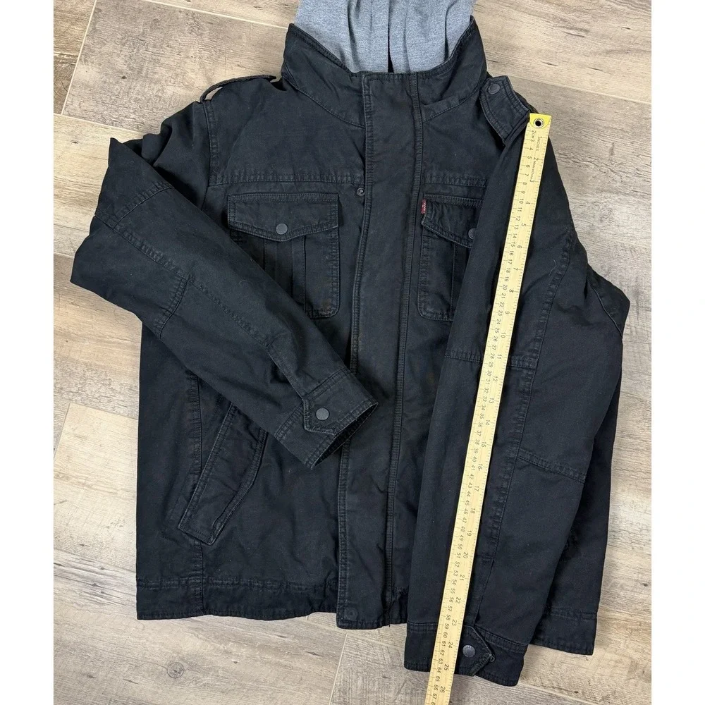 Levi's‎ Men's Sherpa Lined Two Pocket Hooded Trucker Jacket size M